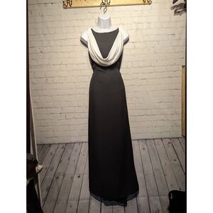 Michaelangelo formal chiffon backless dress 10